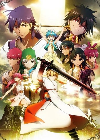 Cover Anime Magi The Labyrinth of Magic