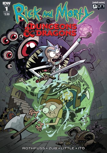 Cover Rick and Morty vs Dungeons Dragons