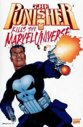 COver COmic Punisher Kills the Marvel Universe